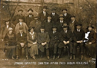Sinn Fein Standing Committee - Ard Fheis in Dublin 21 Feb1922