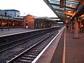 Slough station westbound