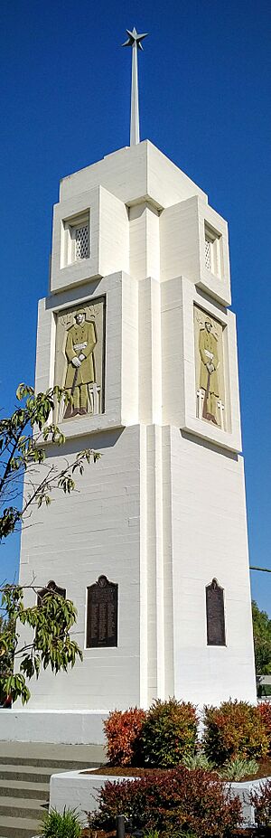 Soldiers Monument Pleasant Hill California at Boyd Road 1927
