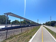 South Hammond station north view (June 2024)