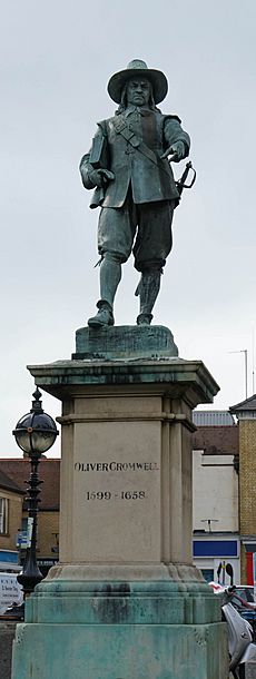 St Ives Cambs Oliver Cromwell statue