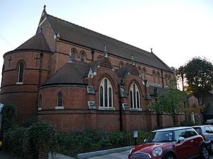 St Michael and All Angels Church, Barnes, October 2014 02.jpg