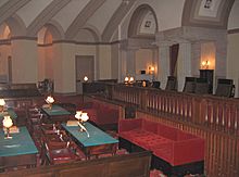 Supreme Court courtroom in Capitol