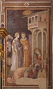 Taddeo Gaddi, Adoration of the Magi, c1330, Baroncelli chapel, Santa Croce, Florence