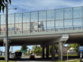The S8 expressway (Warsaw - Wrocław, Katowice), over Ujezdzka Street in Tomaszów Mazowiecki (Łódź Voivodeship), Poland, EU