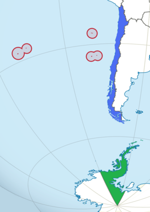 The three areas of Chile
