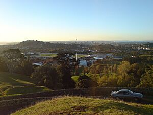 View Over Alexandra Park To The CBD