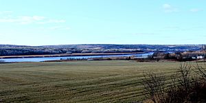 View of Petitcodiac River, NB