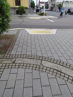 Vogel Street paving, Dunedin