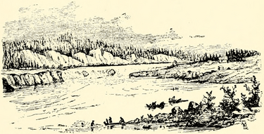 Willamette Falls drawing