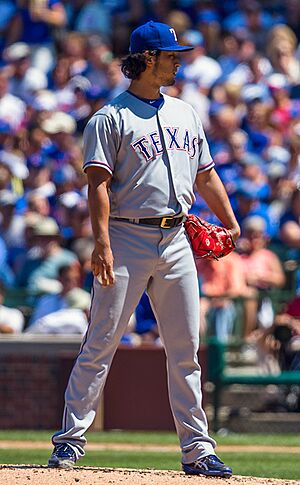 Yu Darvish on July 16, 2016