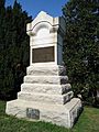 127th Pennsylvania Volunteer Monument in Fredericksburg National Cemetery
