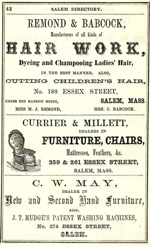 1857 ads SalemDirectory Massachusetts p42