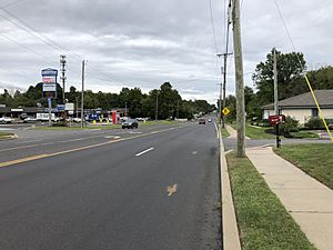 2018-09-24 12 44 47 View east along Camden County Route 534 (Blackwood-Clementon Road) just east of Camden County Route 673 (College Road-Laurel Road) on the border of Lindenwold and Pine Hill in Camden County, New Jersey