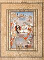 A ruler, probably Shah 'Abbas II, receiving an ambassador, Qajar Persia, circa 1880