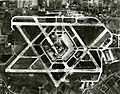 Aerial photograph of Heathrow Airport, 1955