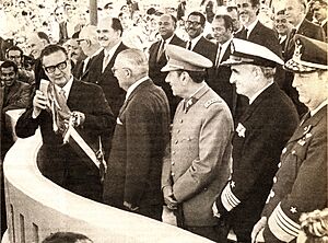 Allende en Parada Militar