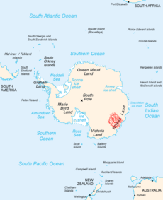 Antarctica Map Wilkes L Crater
