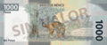 Banco de México G $1000 reverse