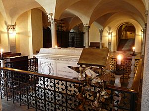 Bobbio-abbazia di san colombano-cripta3