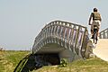 Bridge in lakeshore state park - milwaukee