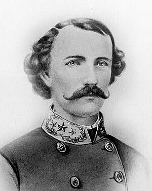 Bust portrait of General Thomas James Churchill