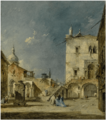 CAPRICCIO VIEW OF A VENETIAN CAMPO