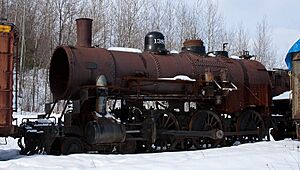 CNW 1385 during restoration