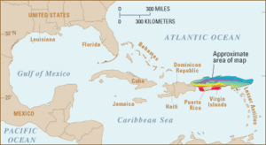 Caribbean-map