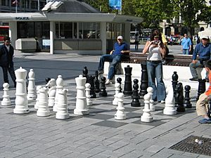 Chess in Cathedral Square, Christchurch