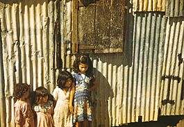 Children in a company housing settlement, Puerto Rico 1a34030u