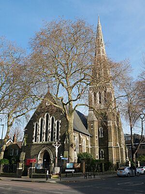 Christ Church, Cubitt Town (Southwest View - 01)