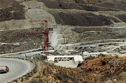 Clyde Dam Under Construction
