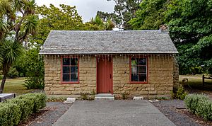 Cob cottage, Amberley, New Zealand