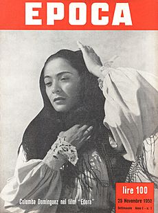 Columba Domínguez Epoca 1950