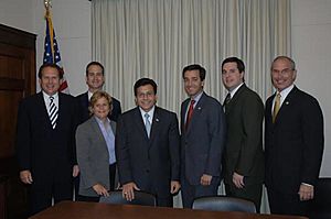 Congressman Devin Nunes with Attorney General Alberto Gonzales