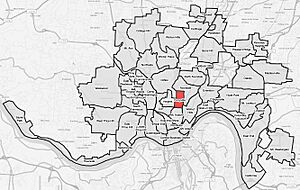 Corryville-Cincinnati-map