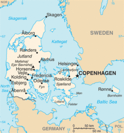 Denmark map