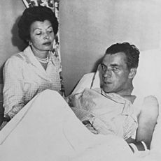 Ed Sullivan with wife 1956
