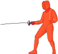 Fencing epee valid surfaces