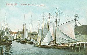 Fishing Vessels at the Dock, Portland, ME