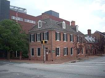 Flag House, 844 East Pratt Street, Baltimore, Maryland.JPG