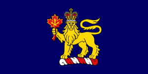 Flag of Canadian Governor General LeBlanc