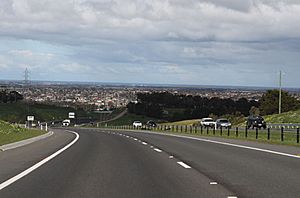 Geelong Ring Road section 3 downhill Waurn Ponds 2009