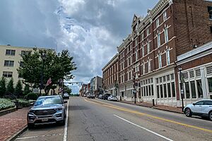 General Morgan Inn and Main Street - Greeneville