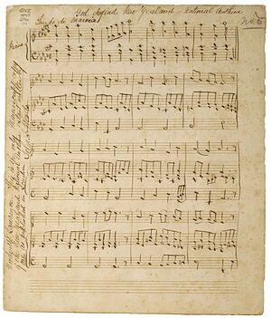 God Defend New Zealand manuscript cropped