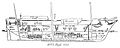 HMS Beagle 1832 longitudinal section larger