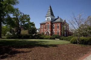 Hargis Hall, built in 1888 and named after Estes H. Hargis. Located on the main campus at Auburn University in Auburn, Alabama LCCN2010639187