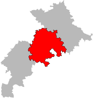 Location of Muret in Haute-Garonne