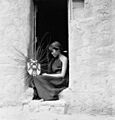 Hopi basketweaver
